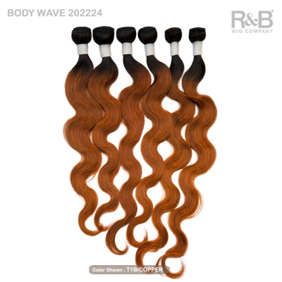 R&B Collection So Natural 100% Brazilian Virgin Remy 6BUNDLE - BODY WAVE 202224