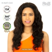 R&B Collection 13A 100% Unprocessed Brazilian Virgin Remy Hair 13x4 360 Lace Front Wig - H-NAT-C22