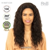 R&B Collection 13A 100% Unprocessed Brazilian Virgin Remy Hair 13x4 360 Lace Front Wig - H-NAT-C24