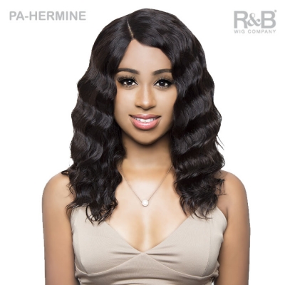 R&B Collection 12A 100% Unprocessed Brazilian Virgin Remy Natural Deep Lace Part Wig - PA-HERMINE