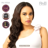 R&B Collection 13A 100% Unprocessed Brazilian Virgin Remy Hair Deep Part Lace Wig - PA-VESA