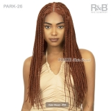 R&B Collection Human Hair Blend HD 13x4 Box Braids Lace Wig - PARK-26