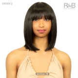 R&B Collection Human Hair Blended Black Swan Wig - SWAN 2