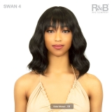R&B Collection Human Hair Blended Black Swan Wig - SWAN 4