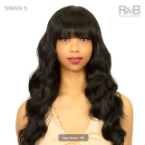 R&B Collection Human Hair Blended Black Swan Wig - SWAN 5