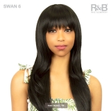 R&B Collection Human Hair Blended Black Swan Wig - SWAN 6