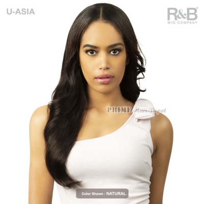 R&B Collection 100% Unprocessed Brazilian Virgin Remy Hair U Part Lace Wig - U-ASIA