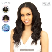 R&B Collection 100% Unprocessed Brazilian Virgin Remy Hair U Part Lace Wig - U-BODY WAVE 18