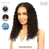 R&B Collection 100% Unprocessed Brazilian Virgin Remy Hair U Part Lace Wig - U-DEEP CURL 18