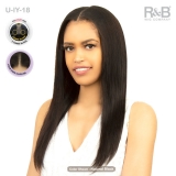 R&B Collection 100% Unprocessed Brazilian Virgin Remy Hair U Part Lace Wig - U-ITALIAN YAKY 18