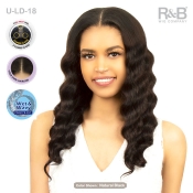 R&B Collection 100% Unprocessed Brazilian Virgin Remy Hair U Part Lace Wig - U-LOOSE DEEP 18