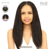 R&B Collection 100% Unprocessed Brazilian Virgin Remy Hair U Part Lace Wig - U-PERM YAKY 18