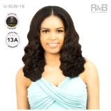 R&B Collection 13A 100% Unprocessed Brazilian Virgin Remy Hair U Part Lace Wig - U-SLW-18