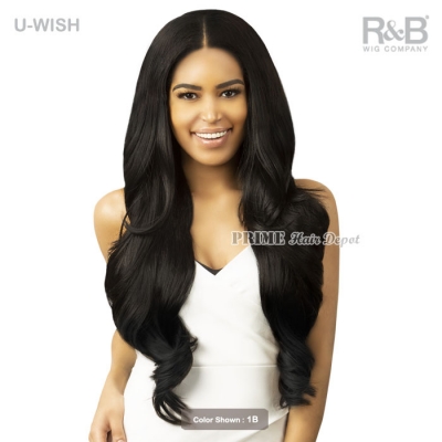 R&B Collection 100% Unprocessed Brazilian Virgin Remy Hair U Part Lace Wig - U-WISH