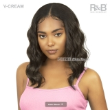 R&B Collection 100% Natural Human Hair Blended V-Part Wig - V-CREAM