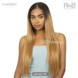 R&B Collection 100% Natural Human Hair Blended V-Part Wig - V-HONEY
