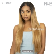 R&B Collection 100% Natural Human Hair Blended V-Part Wig - V-HONEY