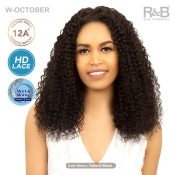 R&B Collection 12A 100% Unprocessed Brazilian Virgin Remy Hair Wet & Wave Natural Lace Wig - W-OCTOBER