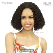 R&B Collection 100% Unprocessed Brazilian Virgin Remy Hair Wet & Wave Natural Lace Wig - W-SPRING