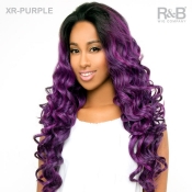 R&B Collection R&B X-Ruman and Human Lace Front Wig - XR-PURPLE