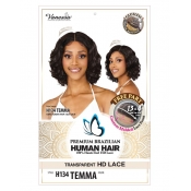Vanessa Glueless 100% Premium Brazilian Human Hair 13x4 HD Lace Front Part Wig - H134 TEMMA