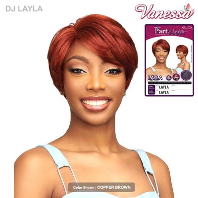 Vanessa Party Lace Synthetic Hair J-Part Lace Wig - DJ LAYLA