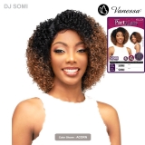 Vanessa Party Lace Synthetic Deep J-Curved HD Lace Part Wig - DJ SOMI