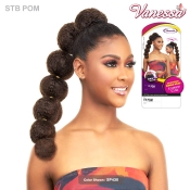 Vanessa Express Curl Synthetic Hair Drawstring Bundle Wrap Ponytail - STB POM