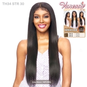 Vanessa Honey Brazilian Human Hair 13X4 Lace Front Wig - TH34 STR 30