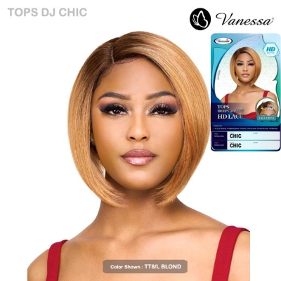 Vanessa Top Lace Synthetic Hair Deep J-Part HD Lace Front Wig - TOPS DJ CHIC