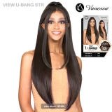 Vanessa View Glueless Synthetic U-Part HD Lace Front Wig - VIEW U-BANG STR