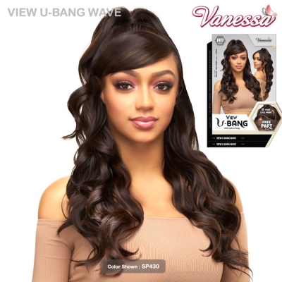 Vanessa Synthetic HD U Part Lace Front Wig - VIEW U-BANG WAVE