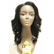 Vivica Fox, Synthetic Lace Front Wig, BROWN