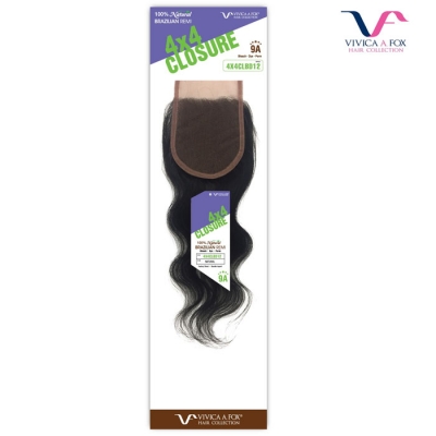 Vivica A Fox 4X4 Brazilian Natural Body Closure - 4X4CLBD12