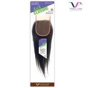 Vivica A Fox 4X4 Brazilian Natural Straight Closure - 4X4CLST12