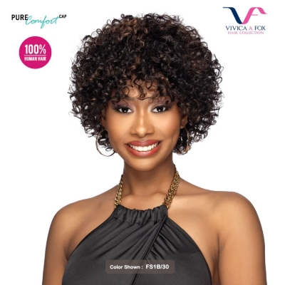 Vivica A Fox 100% Human Hair Pure Comfort Cap Wig - CARNIVAL