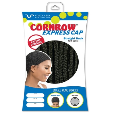 Vivica A Fox Cornrow Express Cap Straight Back Comb - CEXSTCB-S