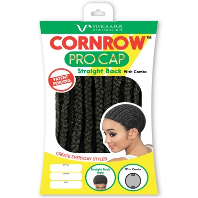 Vivica A Fox Cornrow PRO Straight Back Regular Cap - CPRST-S