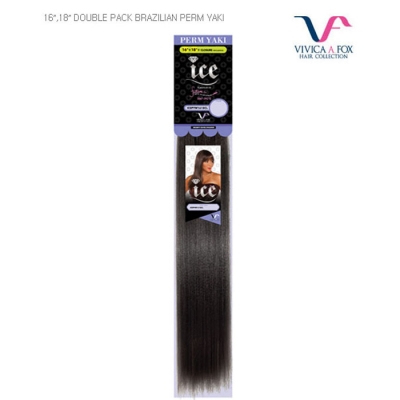 Vivica A Fox 16 18 DOUBLE PACK BRAZILIAN PERM YAKI - ICEPYW1618CL