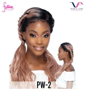 Vivica A Fox Natural Baby Swiss Lace Front Plaited Wig - PW-2