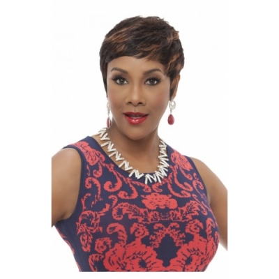 Vivica Fox, Human Hair Blend Pure Stretch Cap Wig, HH-CARITA