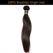 -100% Virgin Brazilian Remy Hair Weft Straight 